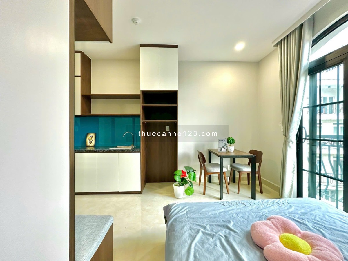 Cho thuê phòng trọ studio bancol full nt không giới hạn người ở gần trường ĐH, đường Bạch Đằng,QTB - Ảnh 8