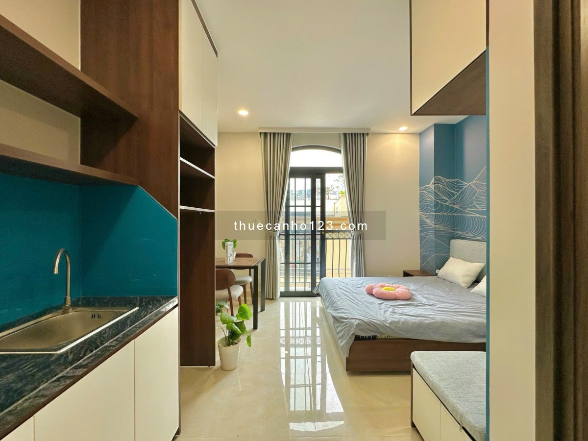 Cho thuê phòng trọ studio bancol full nt không giới hạn người ở gần trường ĐH, đường Bạch Đằng,QTB - Ảnh 7