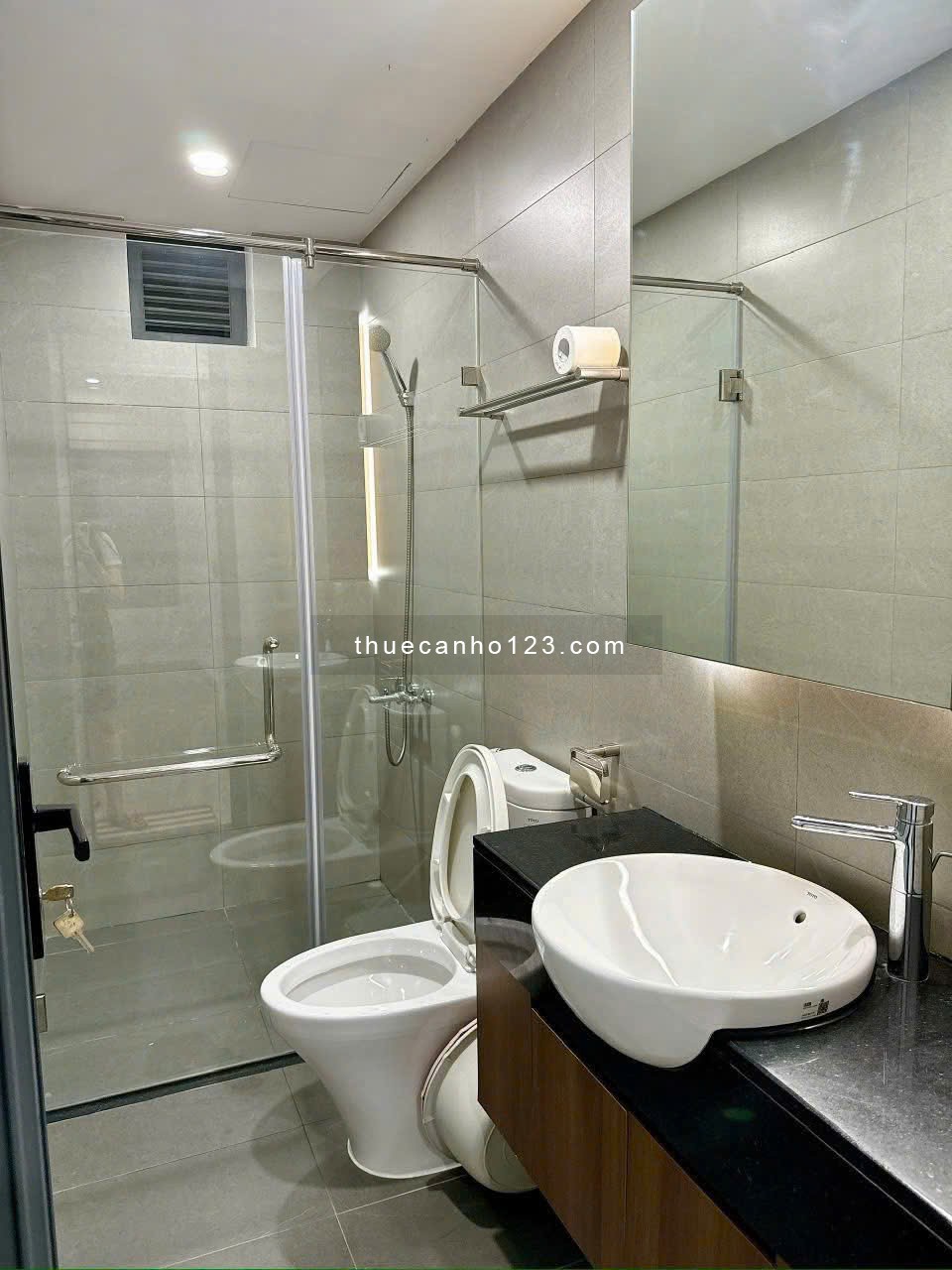 Cho thuê căn hộ 3PN 90m2 tại chung cư Nguyễn Kim full NT, giá 15 triệu/tháng - Ảnh 8