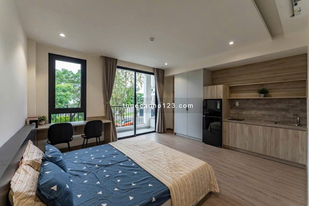 Trống căn hộ dịch vụ 40m2 có BANCOL gần UFM Nguyễn Kiệm, giá chỉ 4,1 triệu/tháng - Ảnh 1