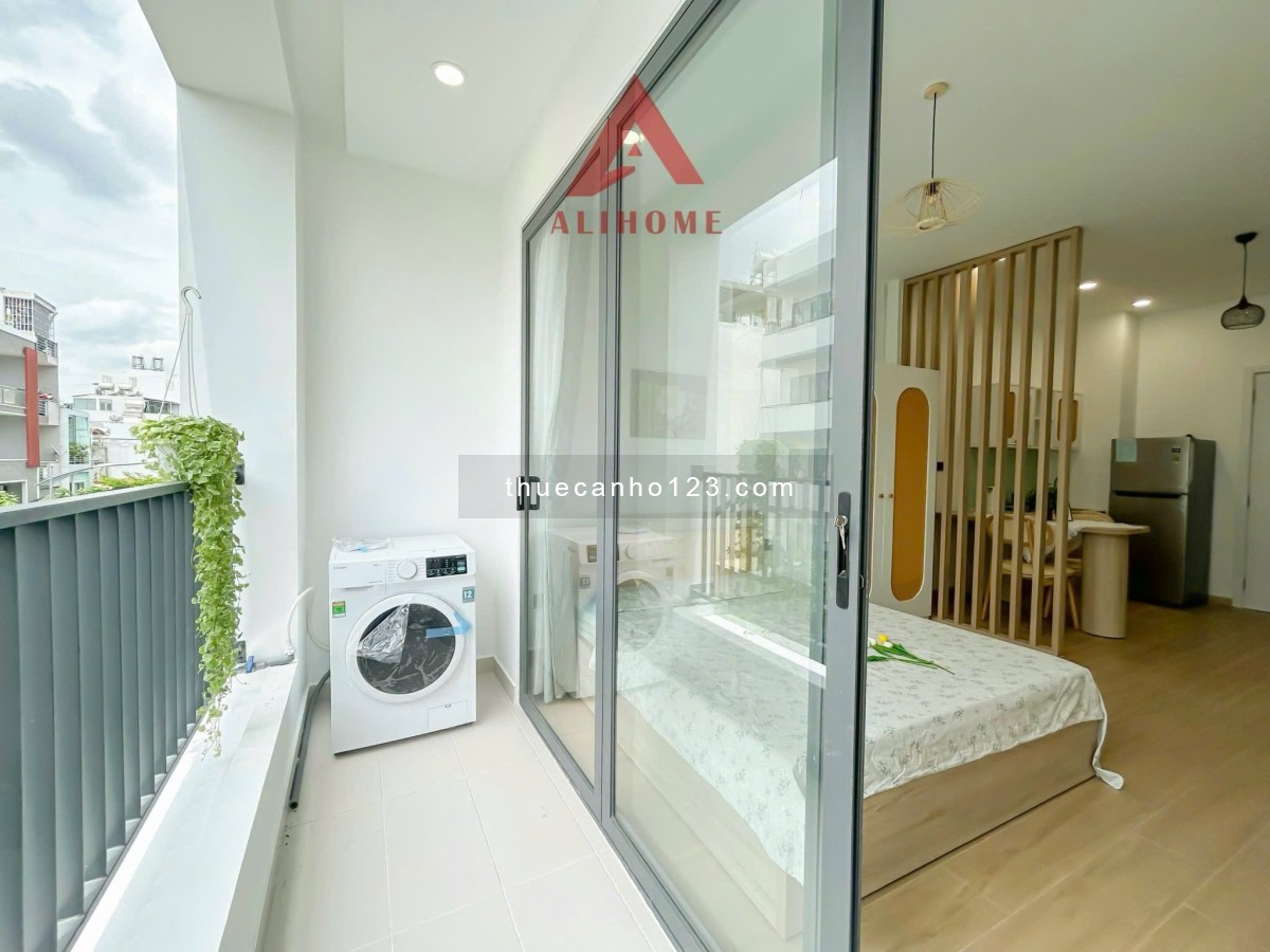 Pass gấp phòng căn hộ dịch vụ DT 40m2, có bancol, máy giặt riêng, giá chỉ 5 triệu/tháng - Ảnh 3