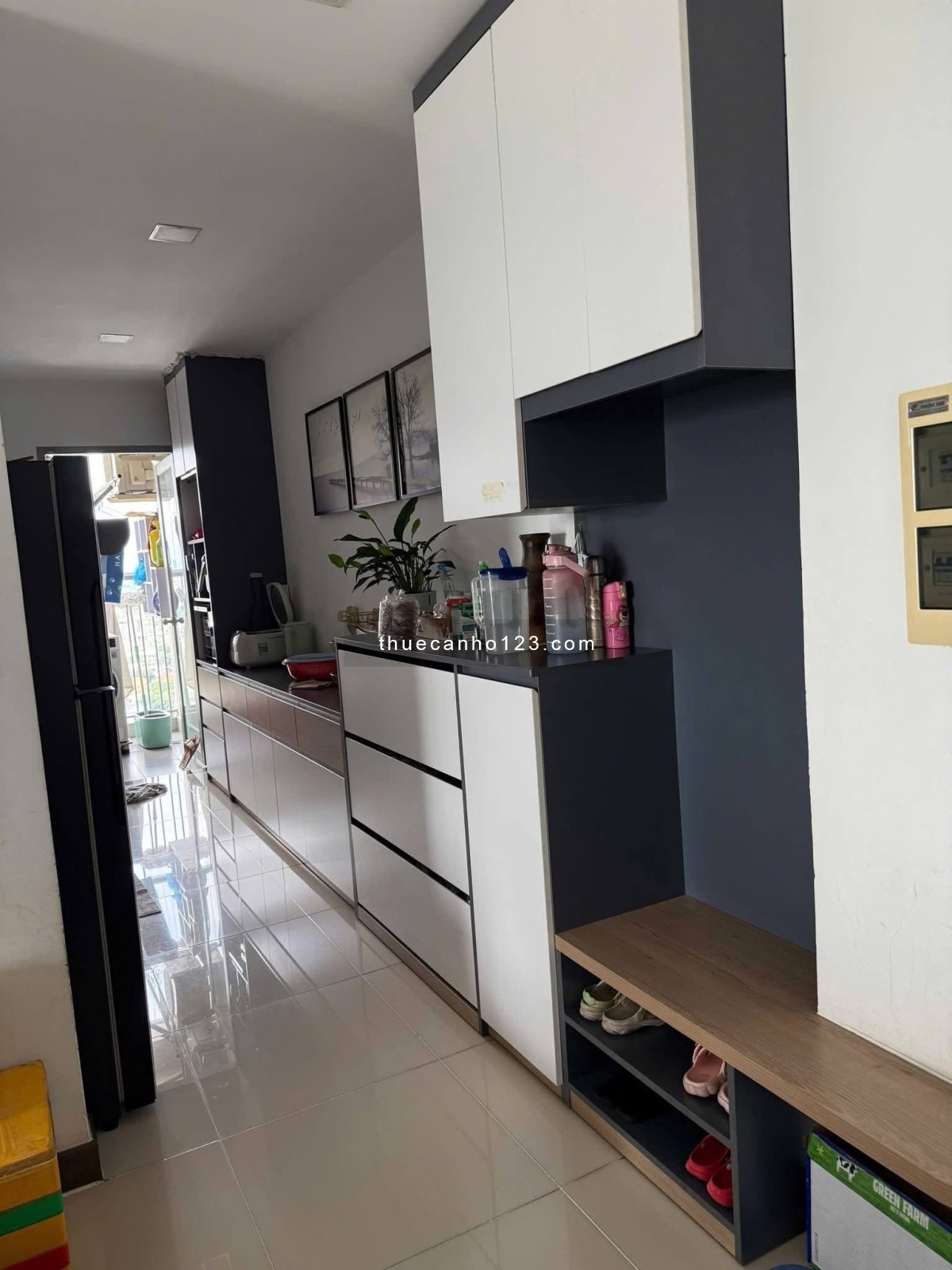Cho thuê căn góc 3PN, 100m2 tại chung cư Phú Thọ, Full nội thất, giá 14 triệu/tháng - Ảnh 3