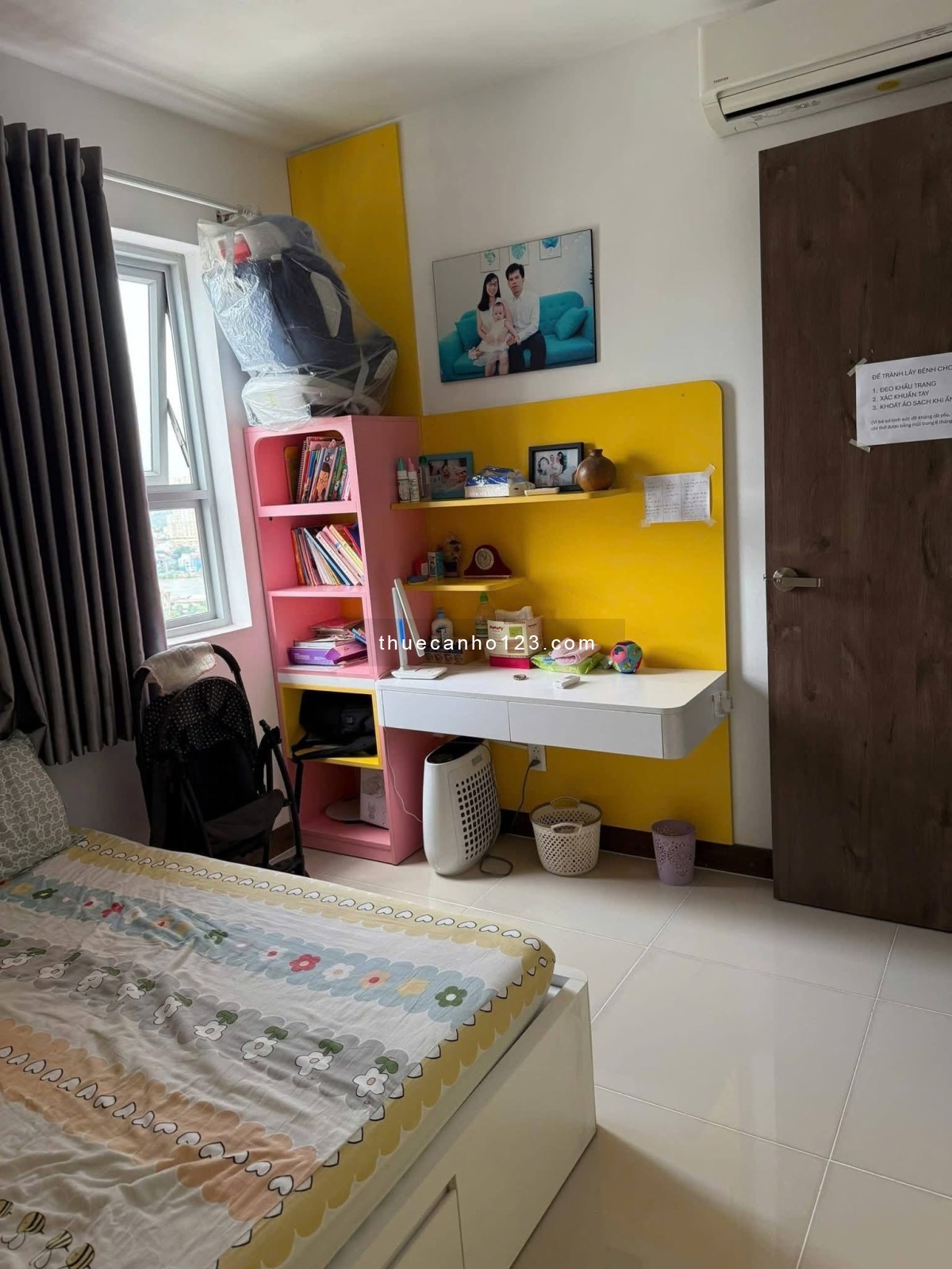 Cho thuê căn góc 3PN, 100m2 tại chung cư Phú Thọ, Full nội thất, giá 14 triệu/tháng - Ảnh 6