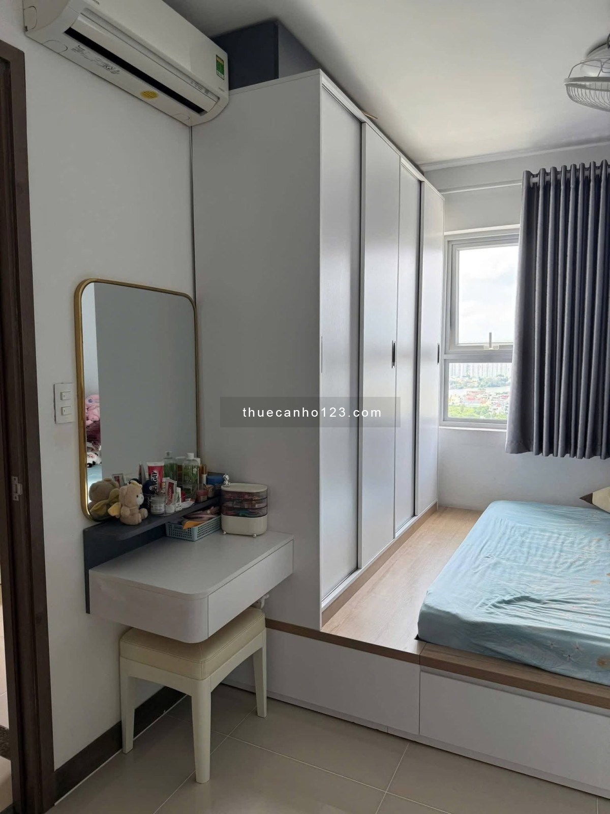 Cho thuê căn góc 3PN, 100m2 tại chung cư Phú Thọ, Full nội thất, giá 14 triệu/tháng - Ảnh 8