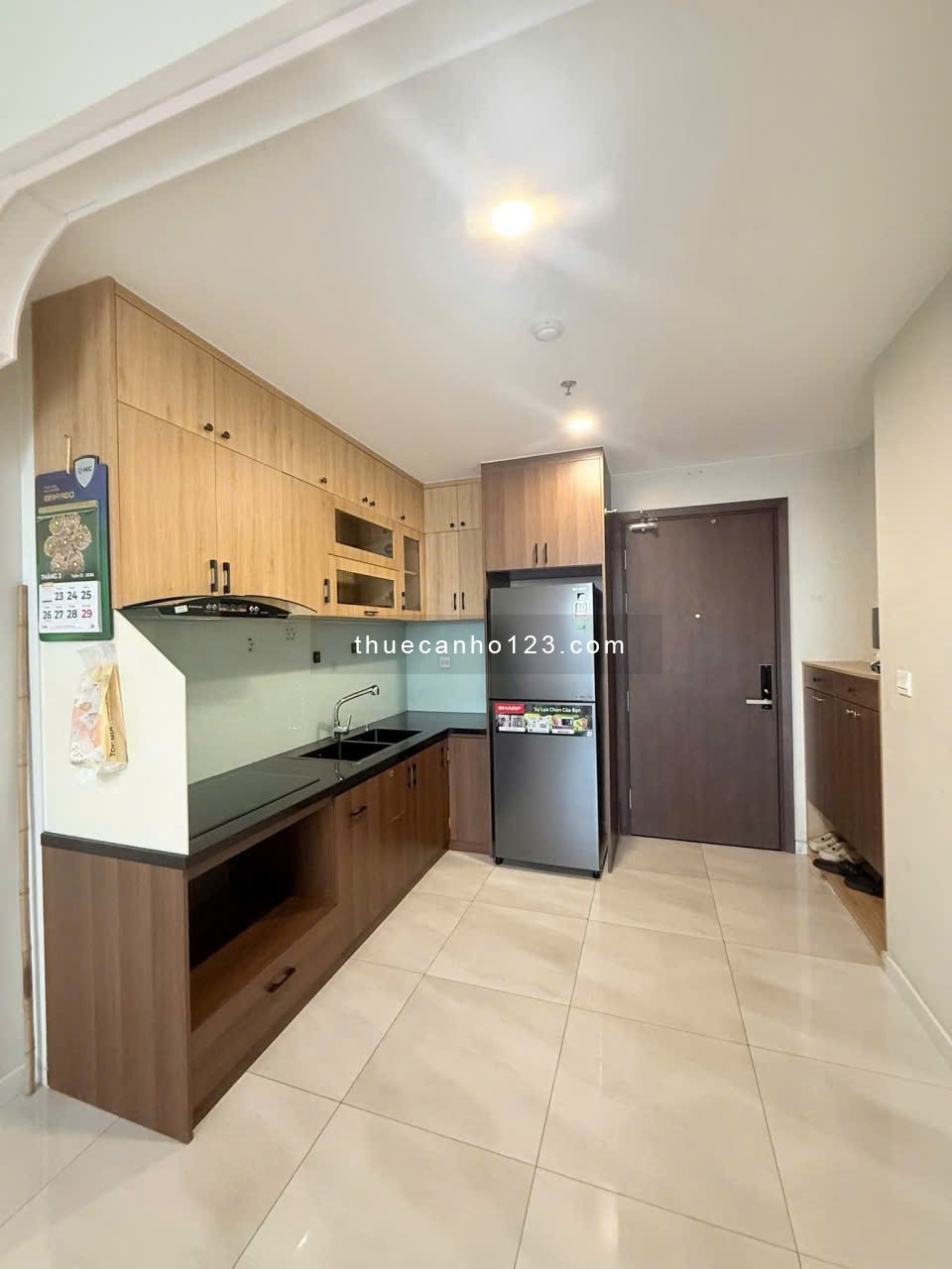 Cho thuê chung cư Happy One Premier Thạnh Lộc 8 DT 65m2, 2PN, đủ NTCB, giá 8 triệu/tháng - Ảnh 5