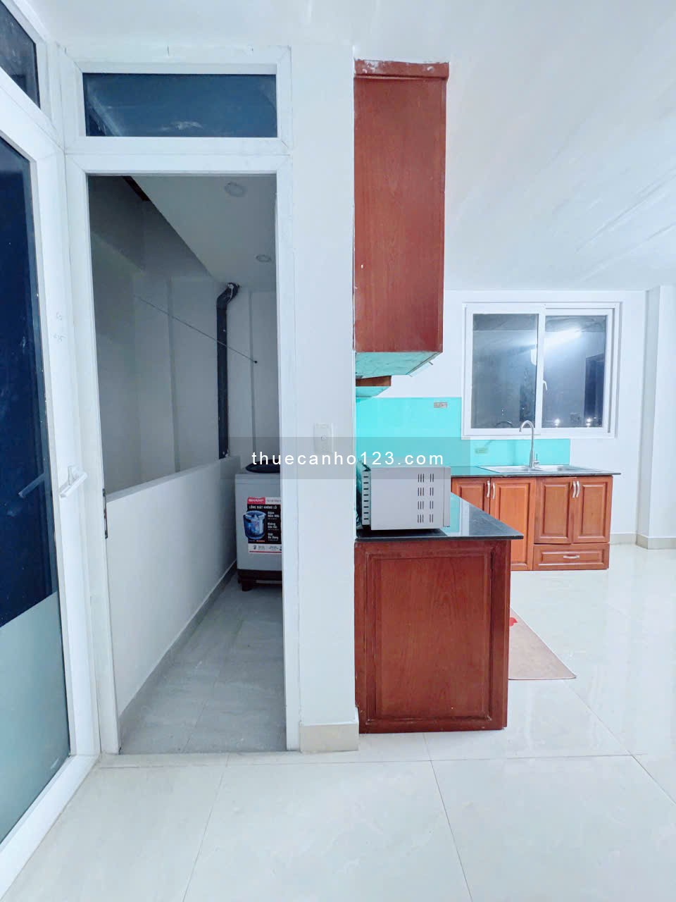 Chính chủ Cho thuê căn hộ Mini 114B Bạch Đằng Tân Bình.DT:50m2-1PN+PK(wc khép kín).Giá 9tr(ban công) - Ảnh 5