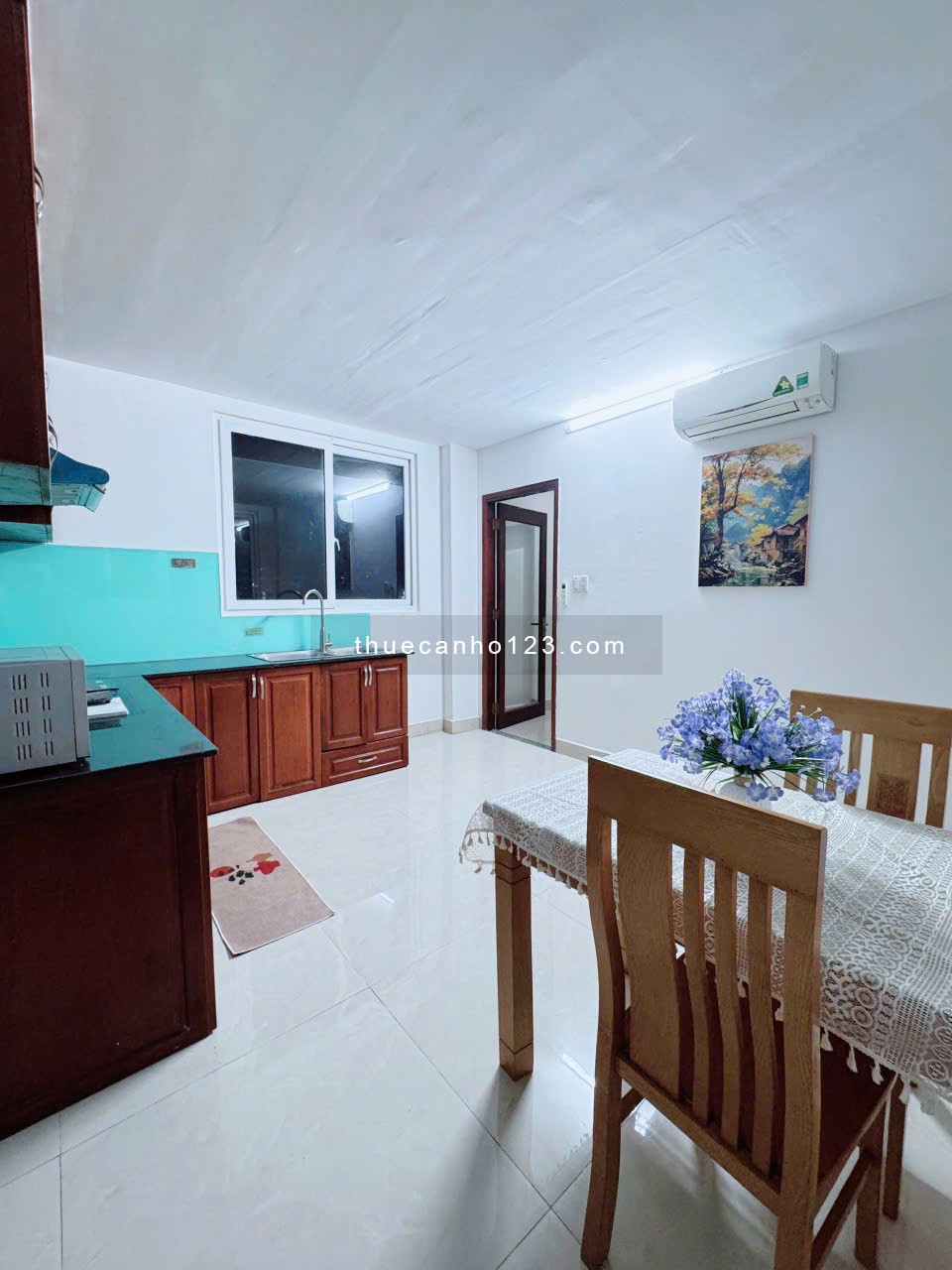 Chính chủ Cho thuê căn hộ Mini 114B Bạch Đằng Tân Bình.DT:50m2-1PN+PK(wc khép kín).Giá 9tr(ban công) - Ảnh 6