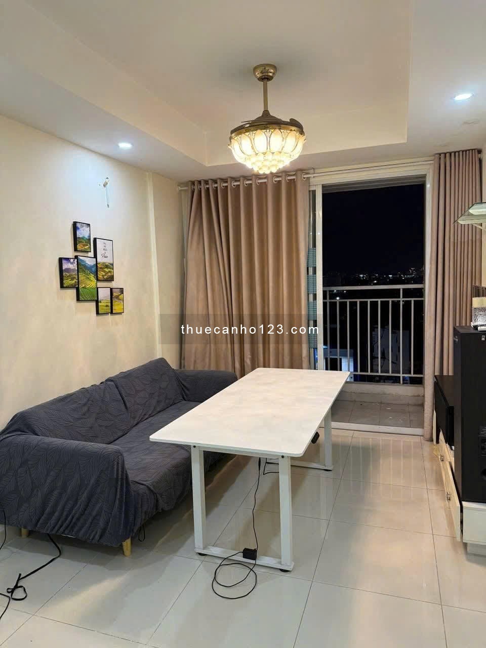 Chung cư Screc Tower cho thuê căn 2PN, DT 76m2, full nội thất giá 14 triệu/tháng - Ảnh 2