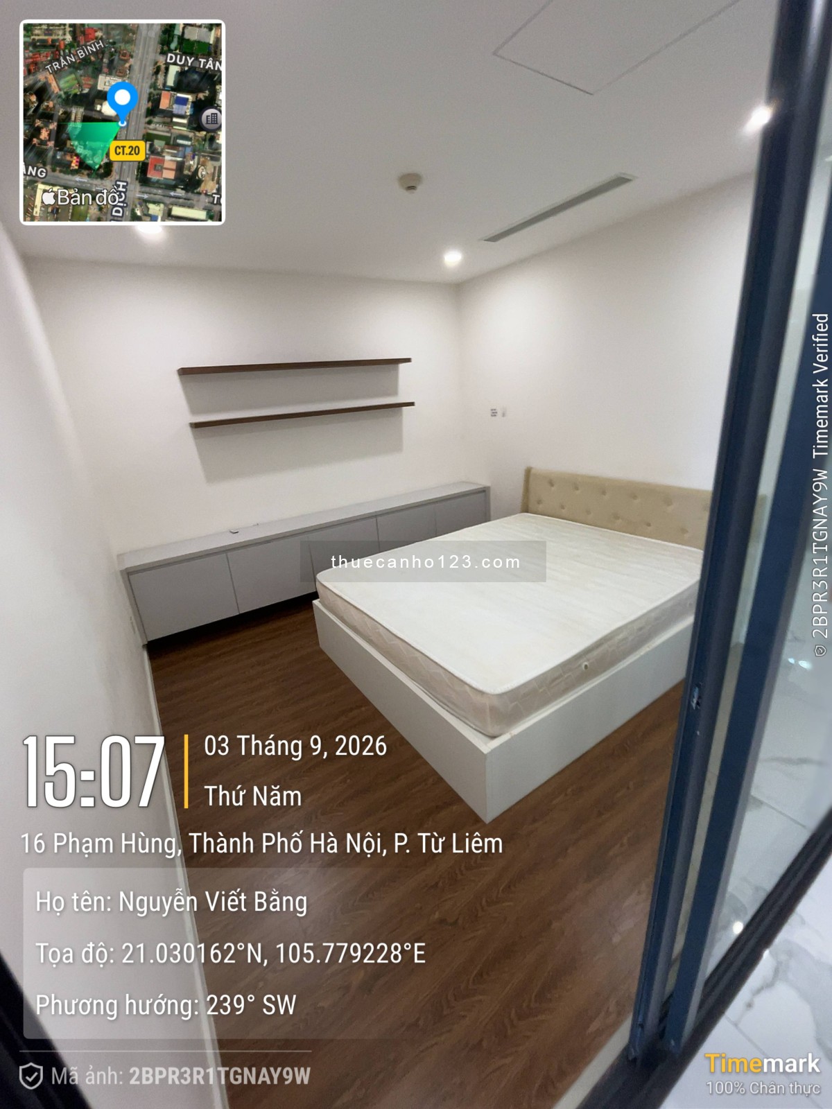 Em cho thuê CHCC 3 ngủ Toà A Full đồ vào ở ngay tại Sunshine Center Phạm Hùng - Ảnh 4