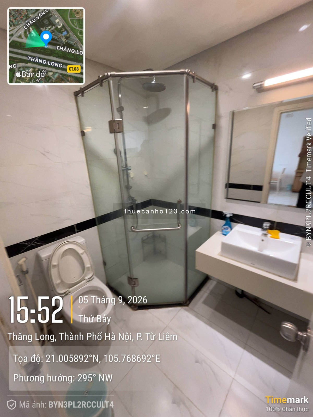 Em cho thuê Mỹ Đình Pearl Tòa P1 - 1 ngủ - Full đồ - Vào ở ngay - 12,5tr - Ảnh 1