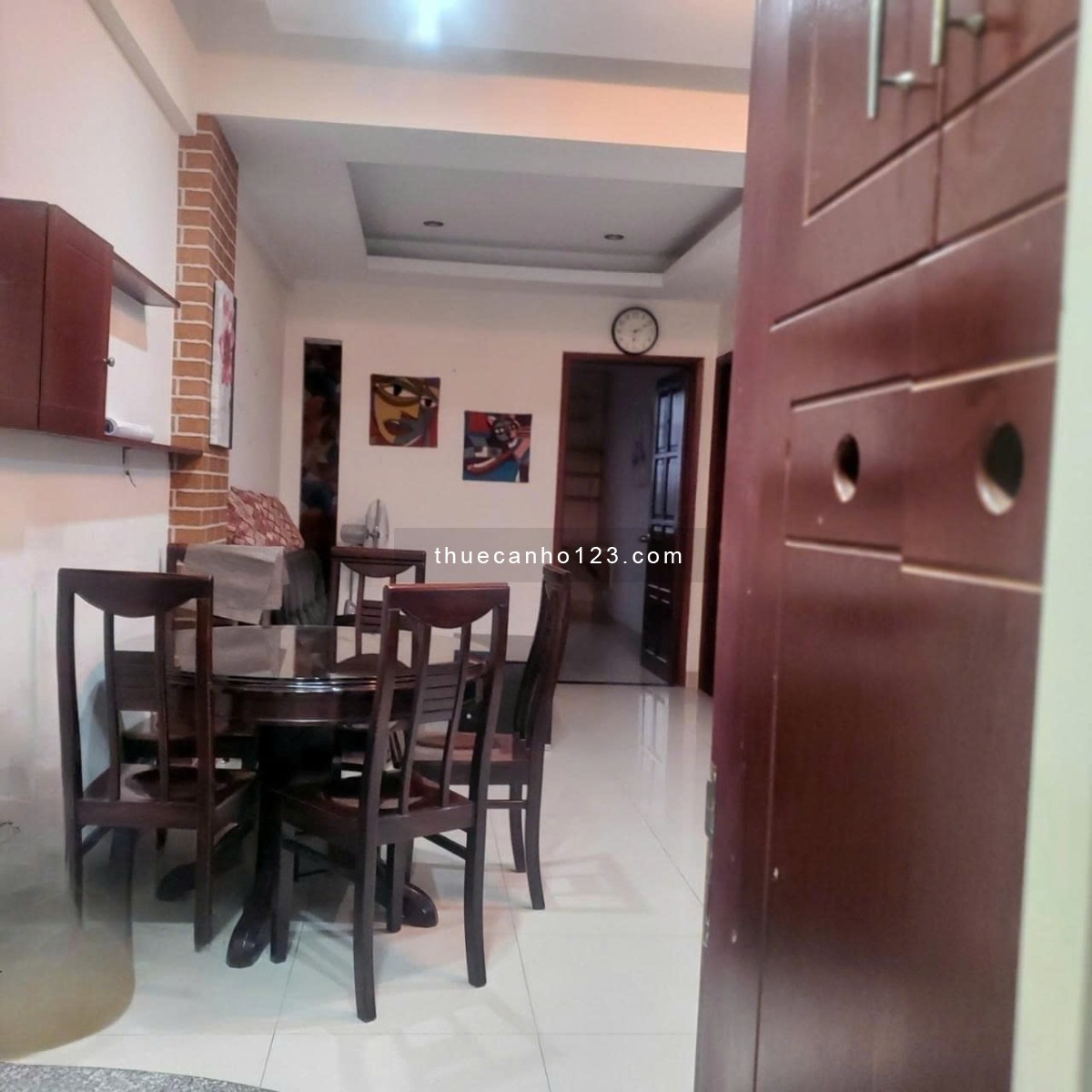 Chung cư NGuyễn Ngọc Phương- Thạnh Mỹ Tây căn 60m2,2p ngủ, NTCB, giá 10,5tr - Ảnh 4
