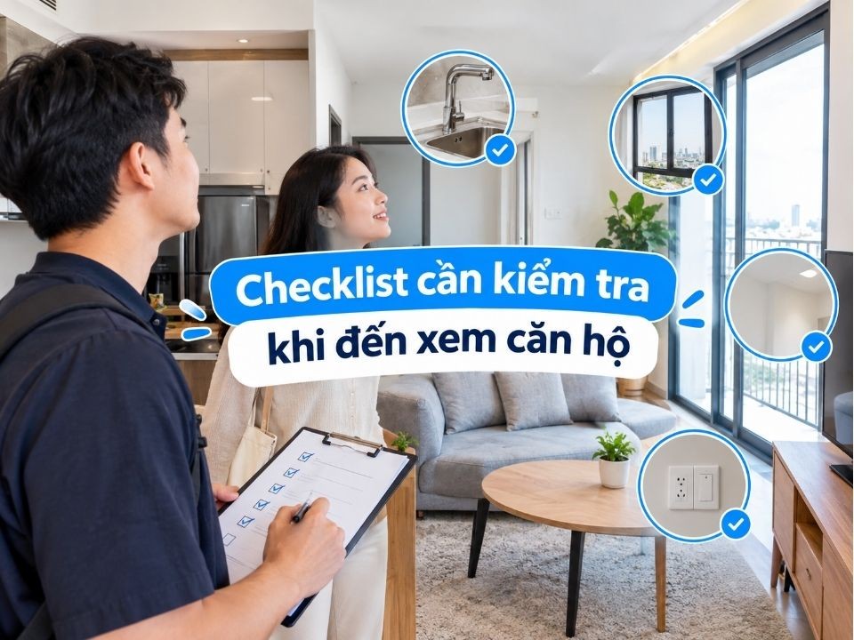 Checklist cần kiểm tra khi đến xem căn hộ
