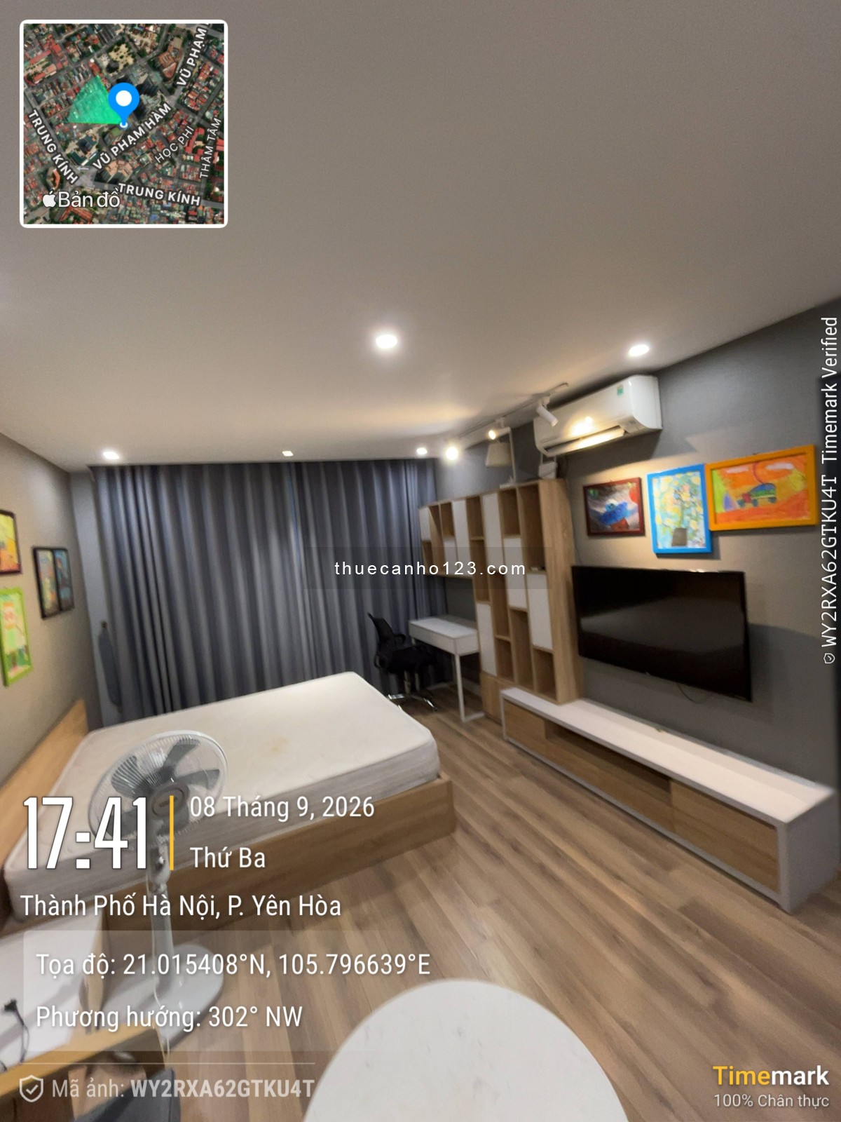Em cho thuê căn hộ 1 ngủ full đồ tại E4 Yên Hoà Park View vào ở ngay - Ảnh 2