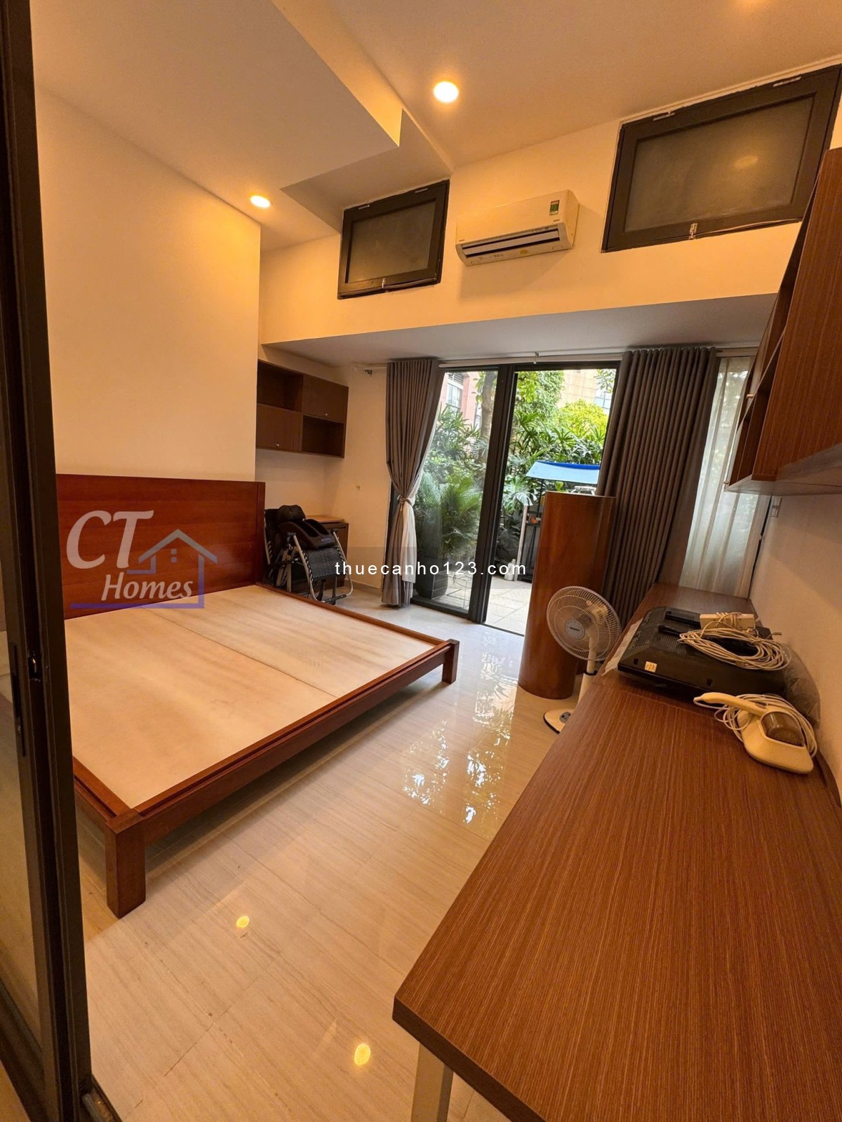 Cho thuê hàng hiếm - căn hộ studio có bancol thiết kế 2PN chỉ 14tr/tháng tại The Sun Avenue - Ảnh 2