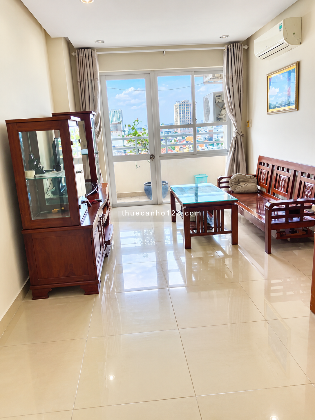 CHO THUÊ GẤP CC SAIGONLAND, CĂN GÓC 3PN FULL NỘI THẤT, Ở NGAY - Ảnh 1