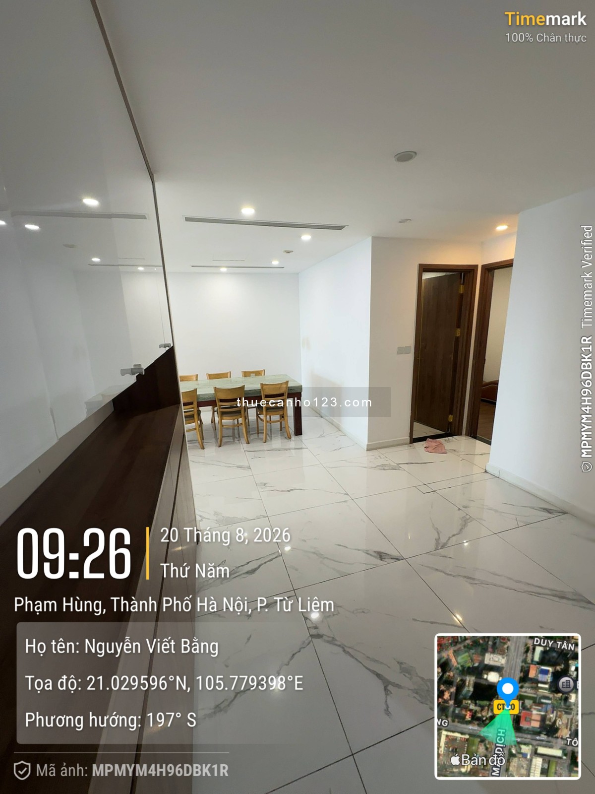 Em cho thuê CHCC 4 ngủ, 3 vệ sinh, Full đồ Toà A tại Sunshine Center Phạm Hùng vào ở ngay - Ảnh 1
