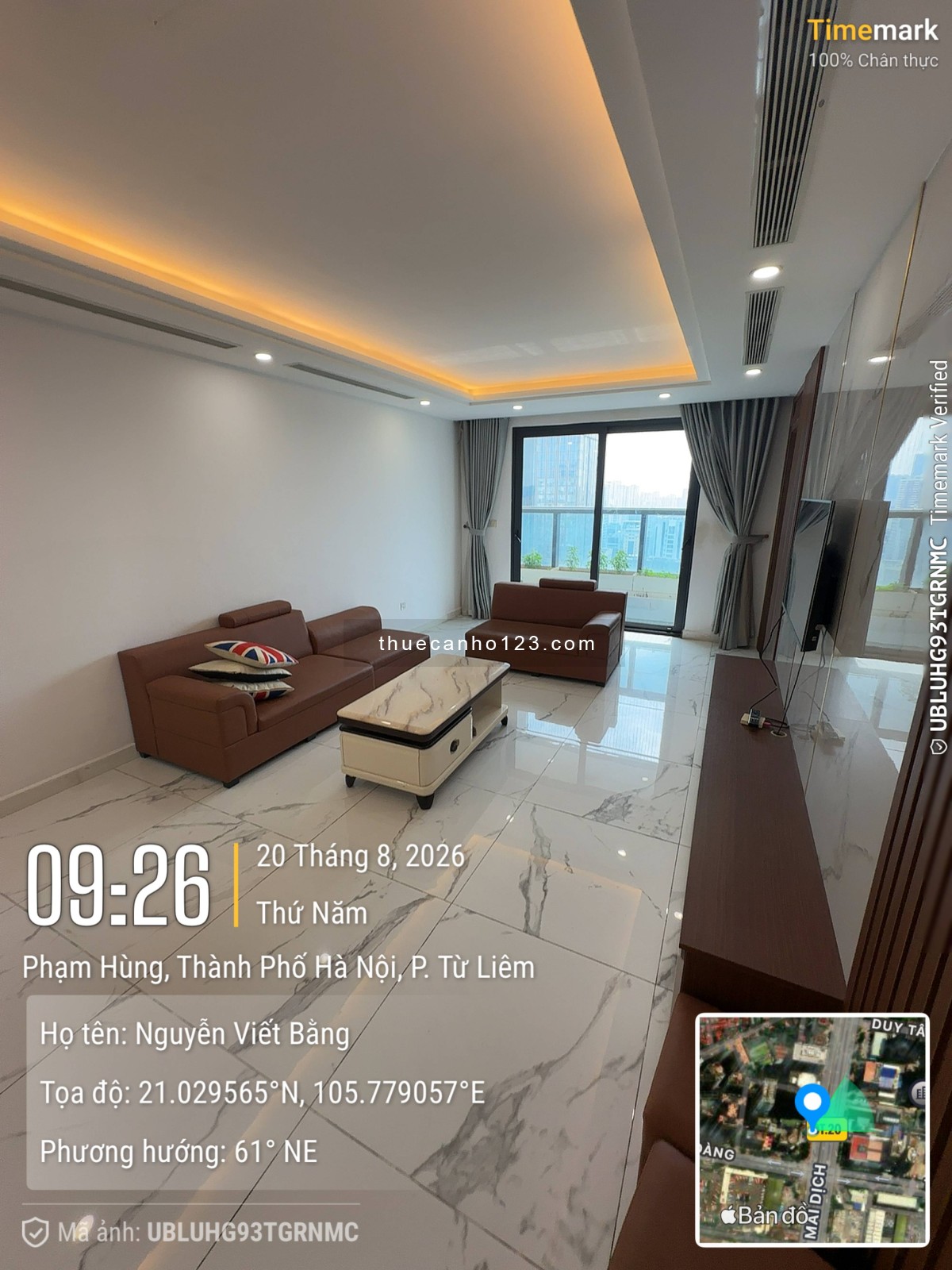 Em cho thuê CHCC 4 ngủ, 3 vệ sinh, Full đồ Toà A tại Sunshine Center Phạm Hùng vào ở ngay - Ảnh 5
