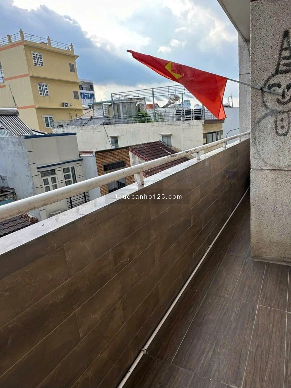 Cho thuê chung cư Hoàng Sa Quận 3 DT 62m2, giá 9.5 tr/th+ 1PN,1 WC, trống nội thất - Ảnh 5