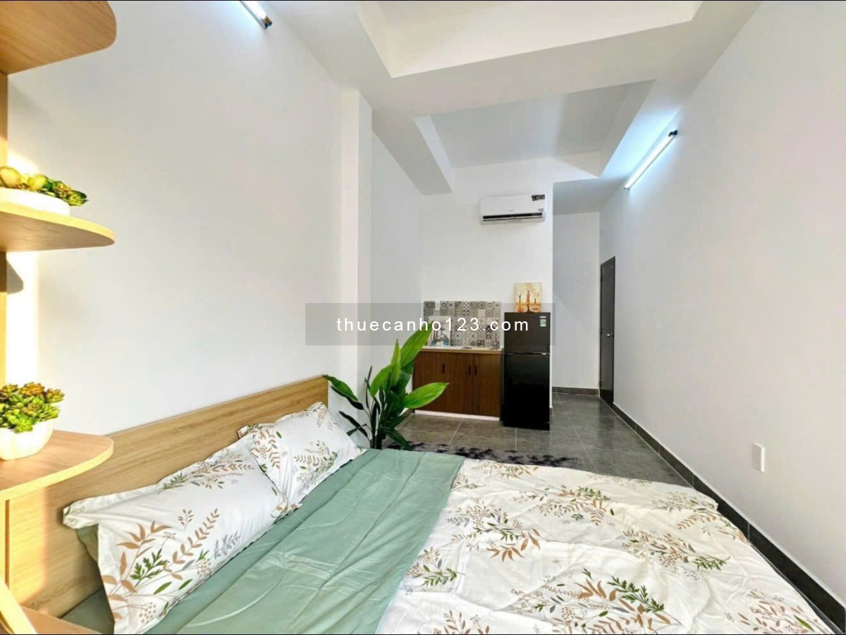 Cho thuê căn hộ dịch vụ tại Nguyễn Xí, Bình Thạnh DT 35m2 đủ NT chỉ 6,7 triệu/tháng - Ảnh 4