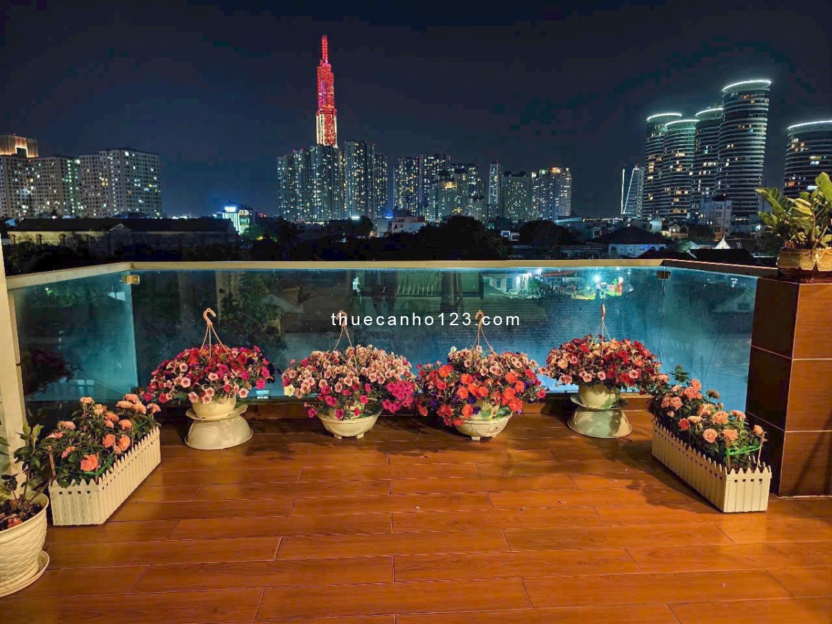 Căn hộ ban công lớn, thang máy, bếp xa giường full nội thất rộng 45m2 nguyễn cửu vân giáp quận 1 - Ảnh 6