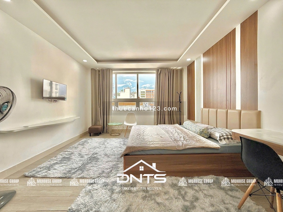 CHO THUÊ CĂN HỘ DỊCH VỤ ĐẸP DT 40M2, VỊ TRÍ TRUNG TÂM, LÊ LAI QUẬN 1, GIÁ 9TR5 - Ảnh 1