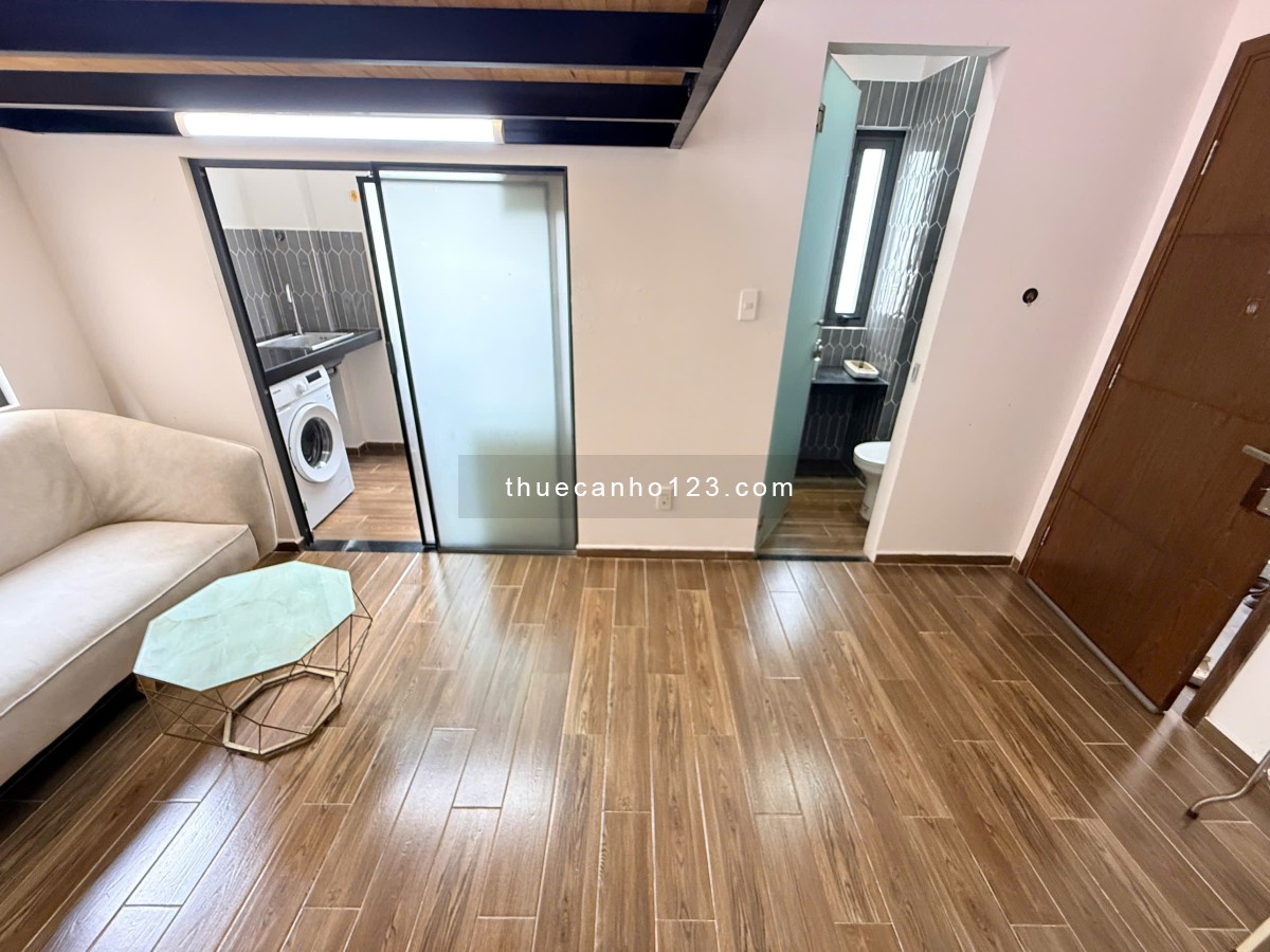 Căn hộ mini 1PN tách bếp có gác cửa sổ thoáng máy giặt riêng Ung Văn Khiêm gần Hàng xanh , lanmark81 - Ảnh 2