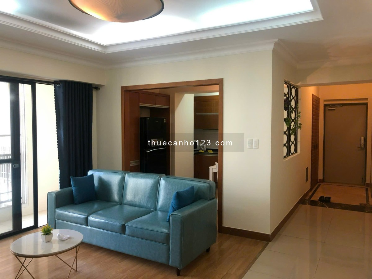 Thuê CHCC Cantavil AP Q2 (80m2, 3PN, full giá 16,5 tr/th) ga metro sát bên, ban công hướng mát - Ảnh 2