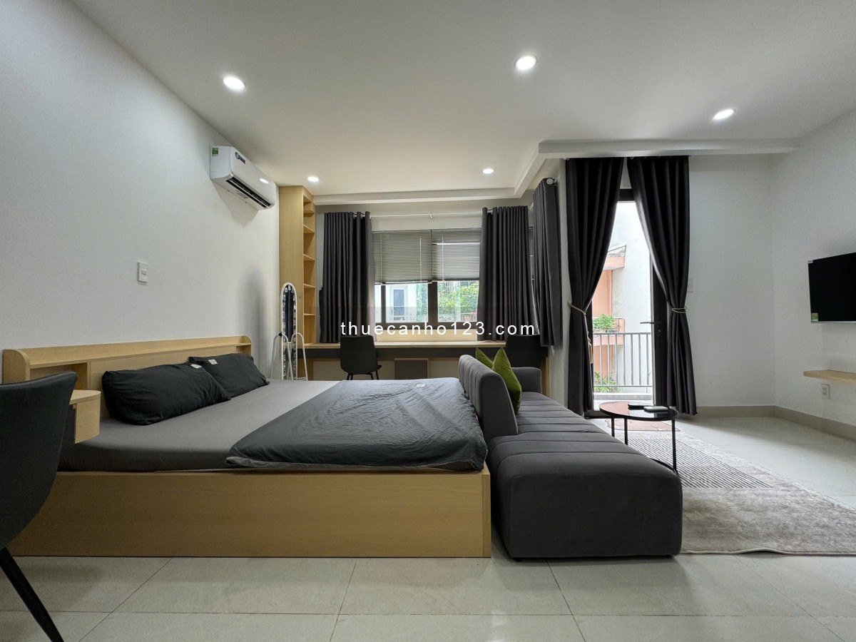Studio ban công sáng thoáng full nội thất Nguyễ Cửu Vân Bình Thạnh gần cầu thị nghè, Hàng Xanh - Ảnh 5