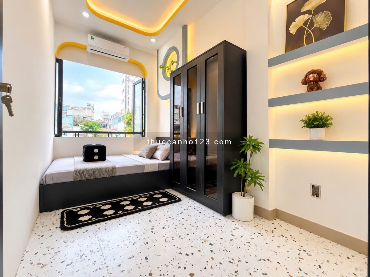 Cho thuê căn hộ Cách Mạng Tháng 8 DT 40m2, 2PN, view mặt tiền cực chill, giá 7,9 triệu/tháng - Ảnh 4
