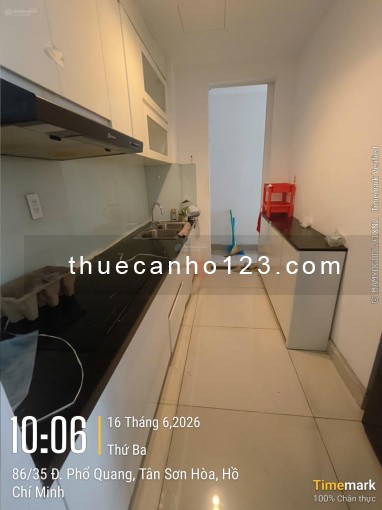 Cho thuê căn hộ chung cư Sky Center Phổ Quang Tân Bình DT 74m2, 2PN, NTCB chỉ 15 triệu/tháng - Ảnh 2