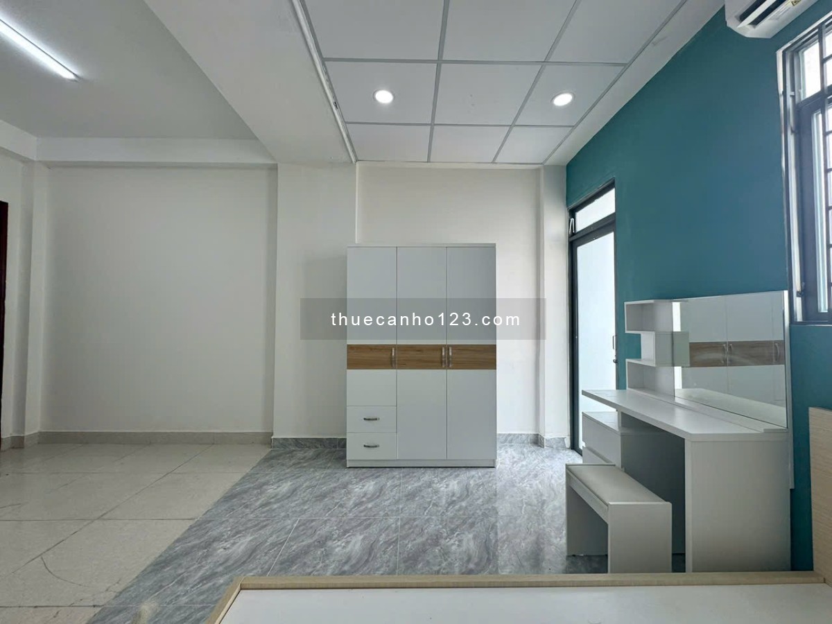 Cho thuê căn hộ studio ngay Lê Văn Thọ DT 40m2, có ban công, gần công viên Làng Hoa, chỉ 4,3 triệu - Ảnh 3