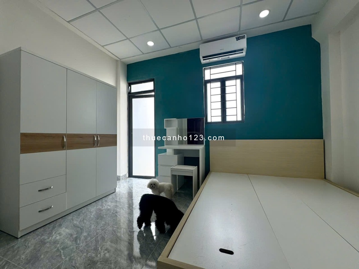Cho thuê căn hộ studio ngay Lê Văn Thọ DT 40m2, có ban công, gần công viên Làng Hoa, chỉ 4,3 triệu - Ảnh 2