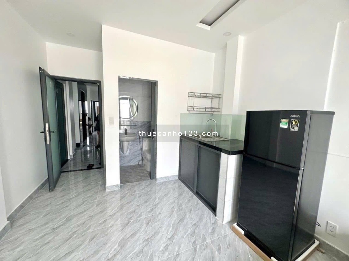 Cho thuê căn hộ studio ban công, Quang Trung gần chợ Hạnh Thông Tây - Ảnh 3