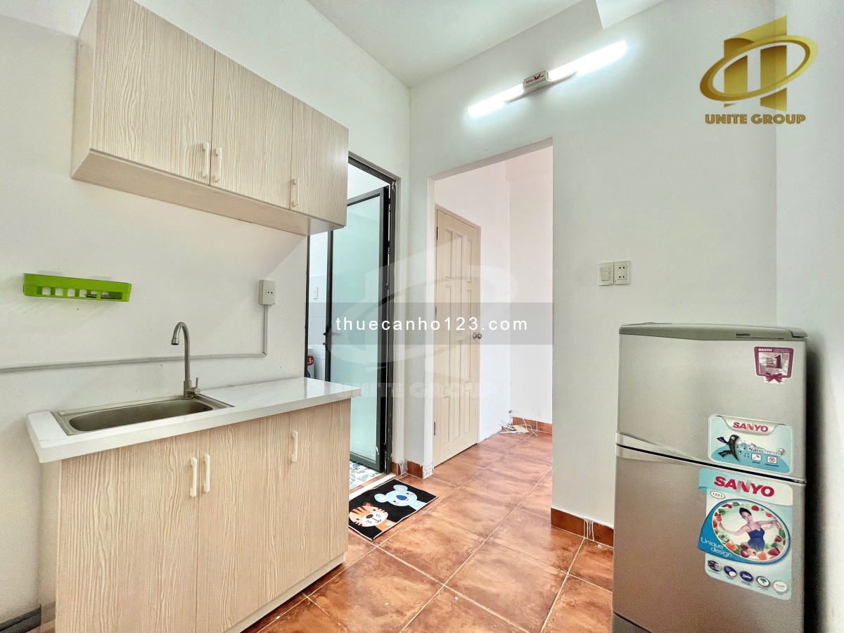 Căn hộ mini mới ban công lớn 1PN tách bếp máy giặt riêng Phan Văn Trị gần Hàng Xanh , tiện Q1,Q3 - Ảnh 3