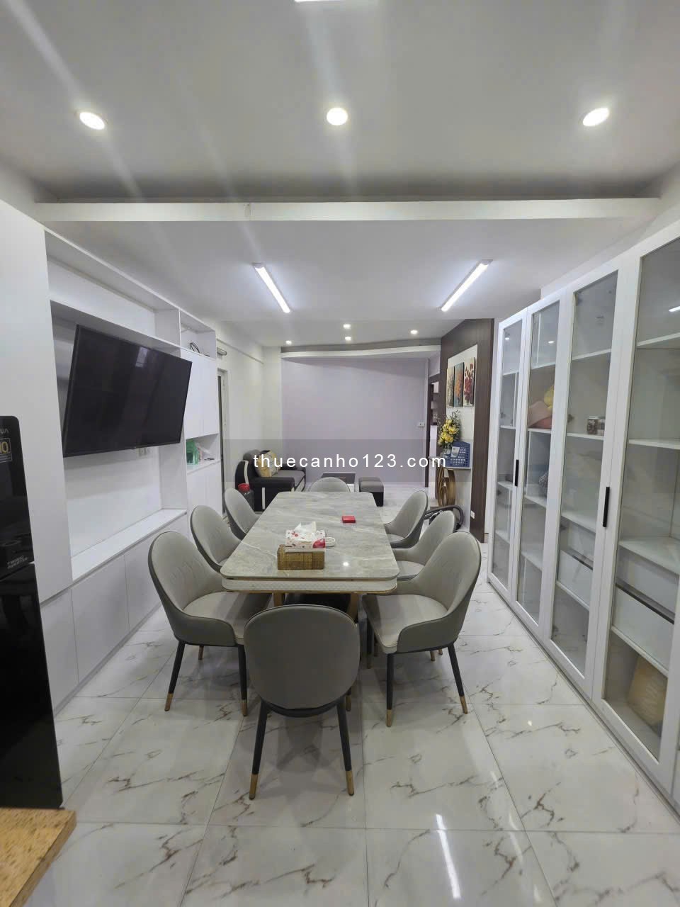 Tôi có căn hộ Hancinco - Lê Văn Lương cần cho thuê. Diện tích 85m2 gồm 2PN2vs full đồ ở ngay - Ảnh 2