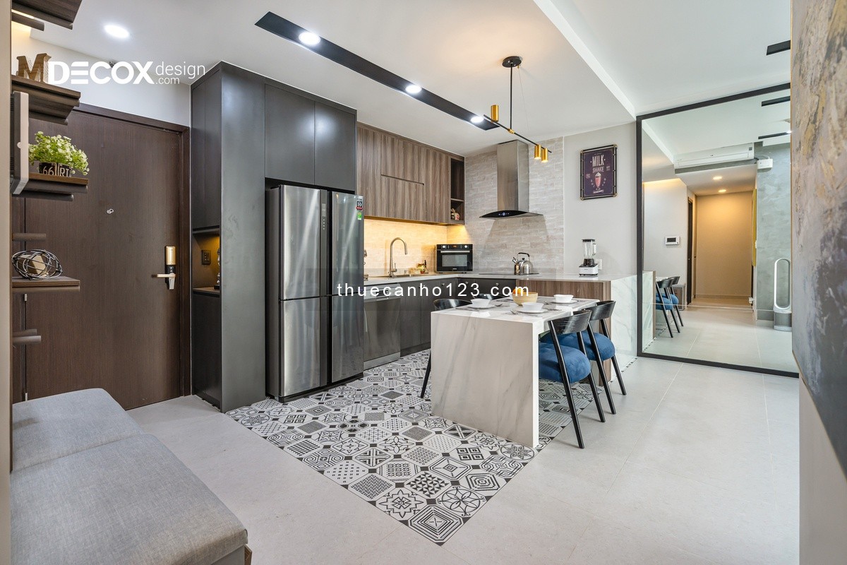 Cho thuê căn Hộ Kingston Tân Bình DT 80m2, 2pn 2wc Full Nội thất Giá 20 triệu/tháng - Ảnh 2