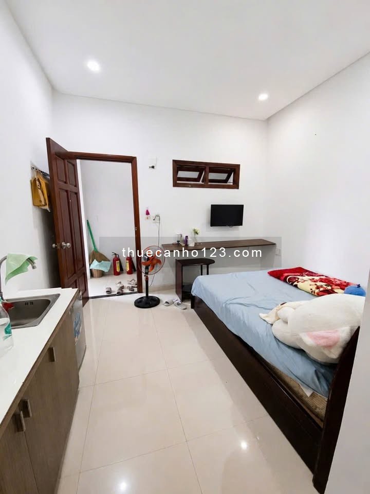 Cho thuê chung cư thang bộ Hoàng Sa, phường Nhiêu Lộc - Căn 1PN giá thuê 7tr5/tháng - Ảnh 1
