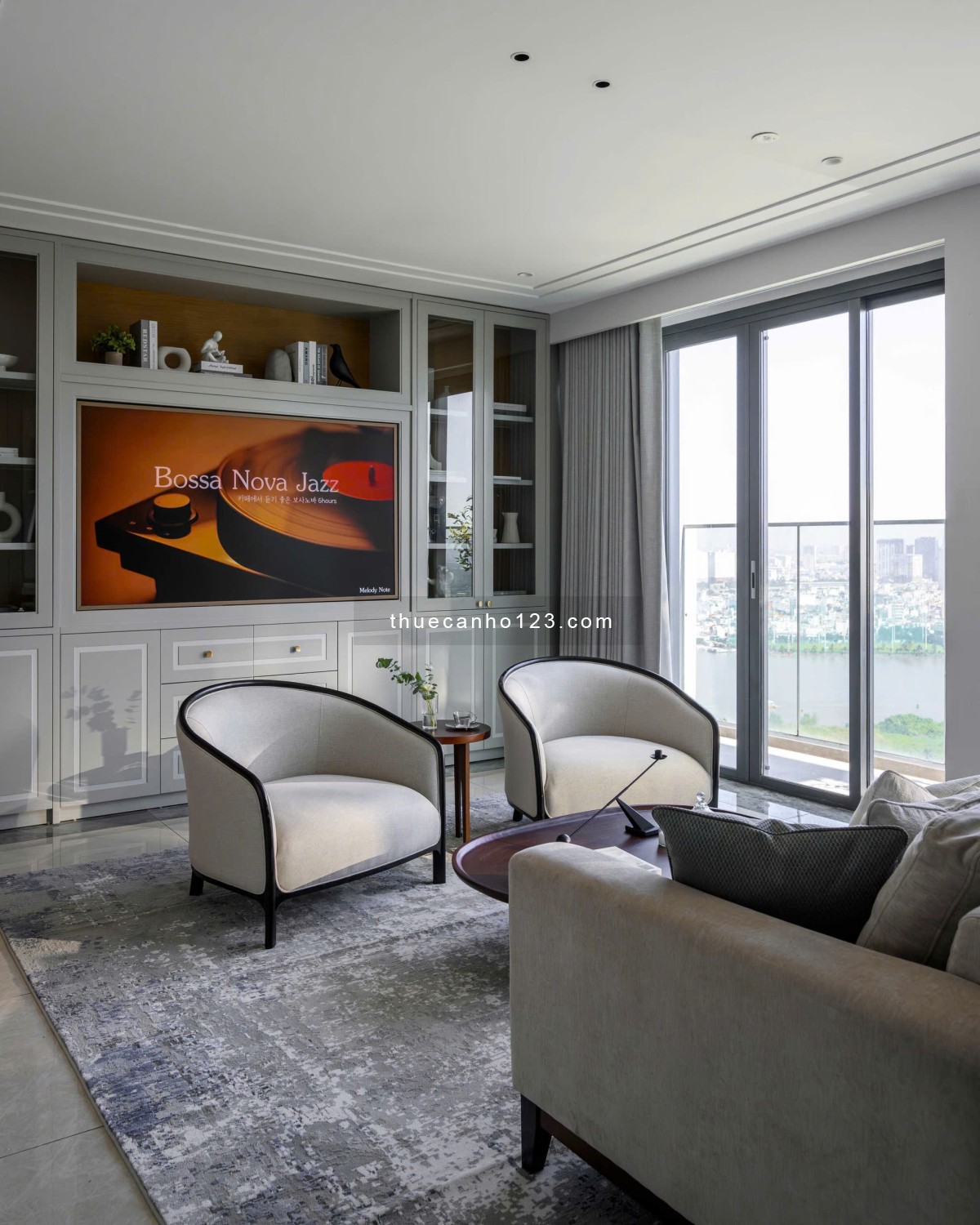 The Crest : Căn hộ Loft The Crest - The Metropole Thủ Thiêm, 150m2, 3PN, Full NT đẹp, giá ưu đãi - Ảnh 2