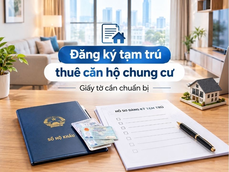 Giấy tờ cần chuẩn bị khi đăng ký tạm trú thuê căn hộ