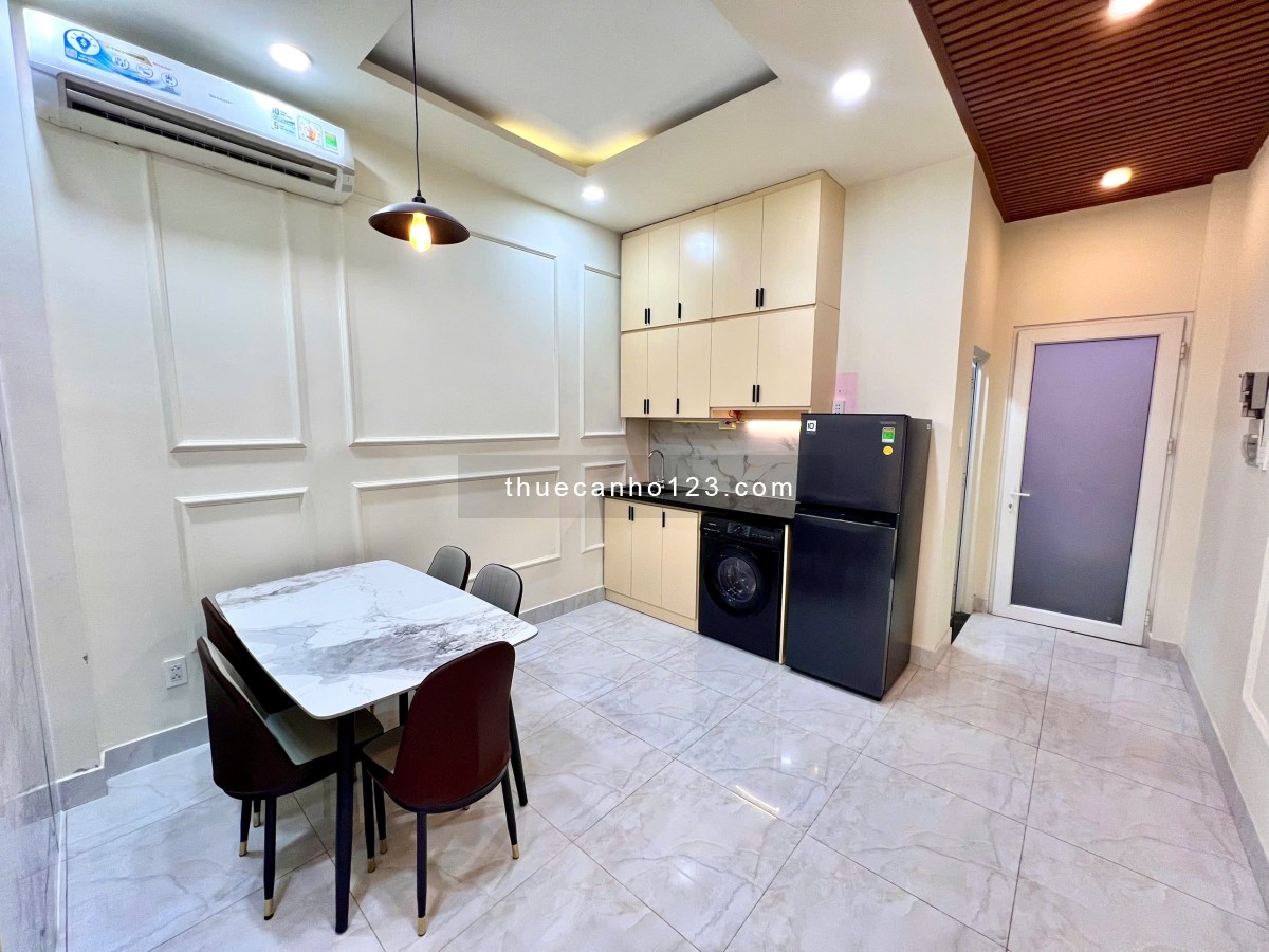 Căn hộ 1pn cửa sổ lớn máy giặt riêng, phòng thoáng mát bùi đình tuý gần q1, q2, q3 10p đi xe - Ảnh 3