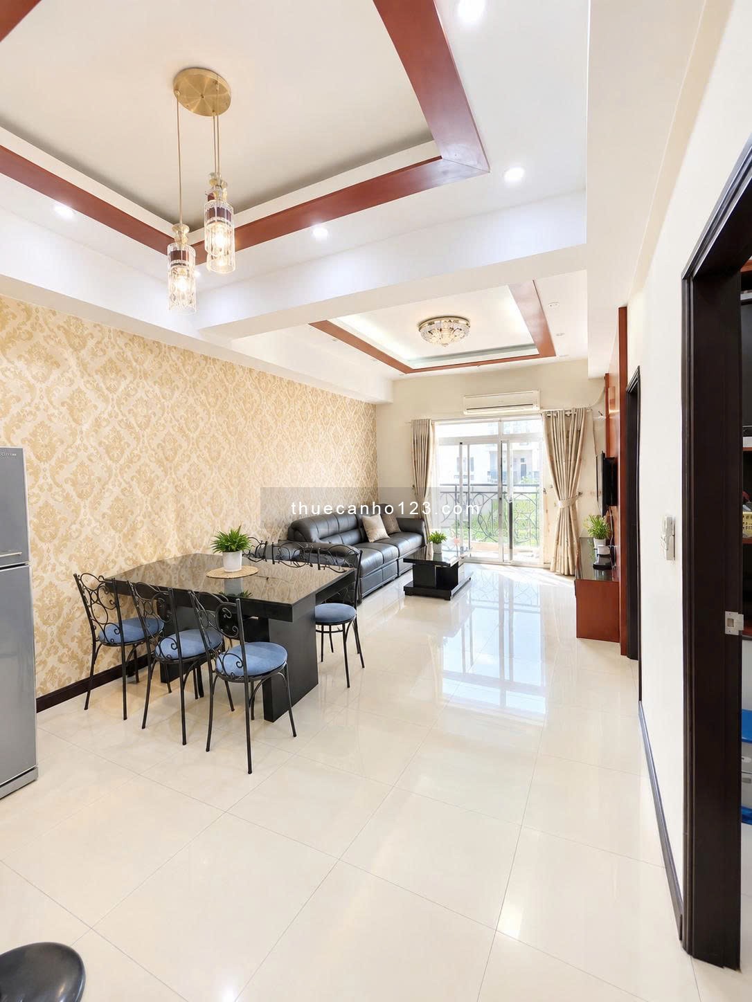 Cho thuê nhanh căn hộ cao cấp The Flemington, Quận 11, DT: 87m², 2PN, 2WC, nhà mới sạch đẹp - Ảnh 1