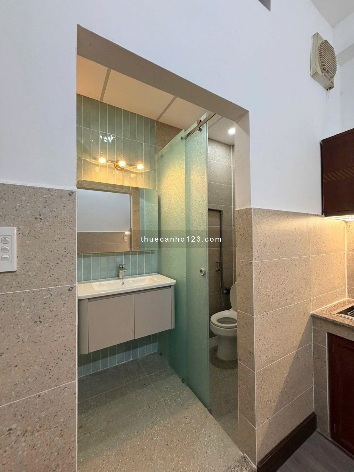 Chung cư Thang Bộ- Kênh Nhiêu Lộc, Quận 3, sẵn nội thất, 1PN, 42m2, giá 8 tr/th - Ảnh 5