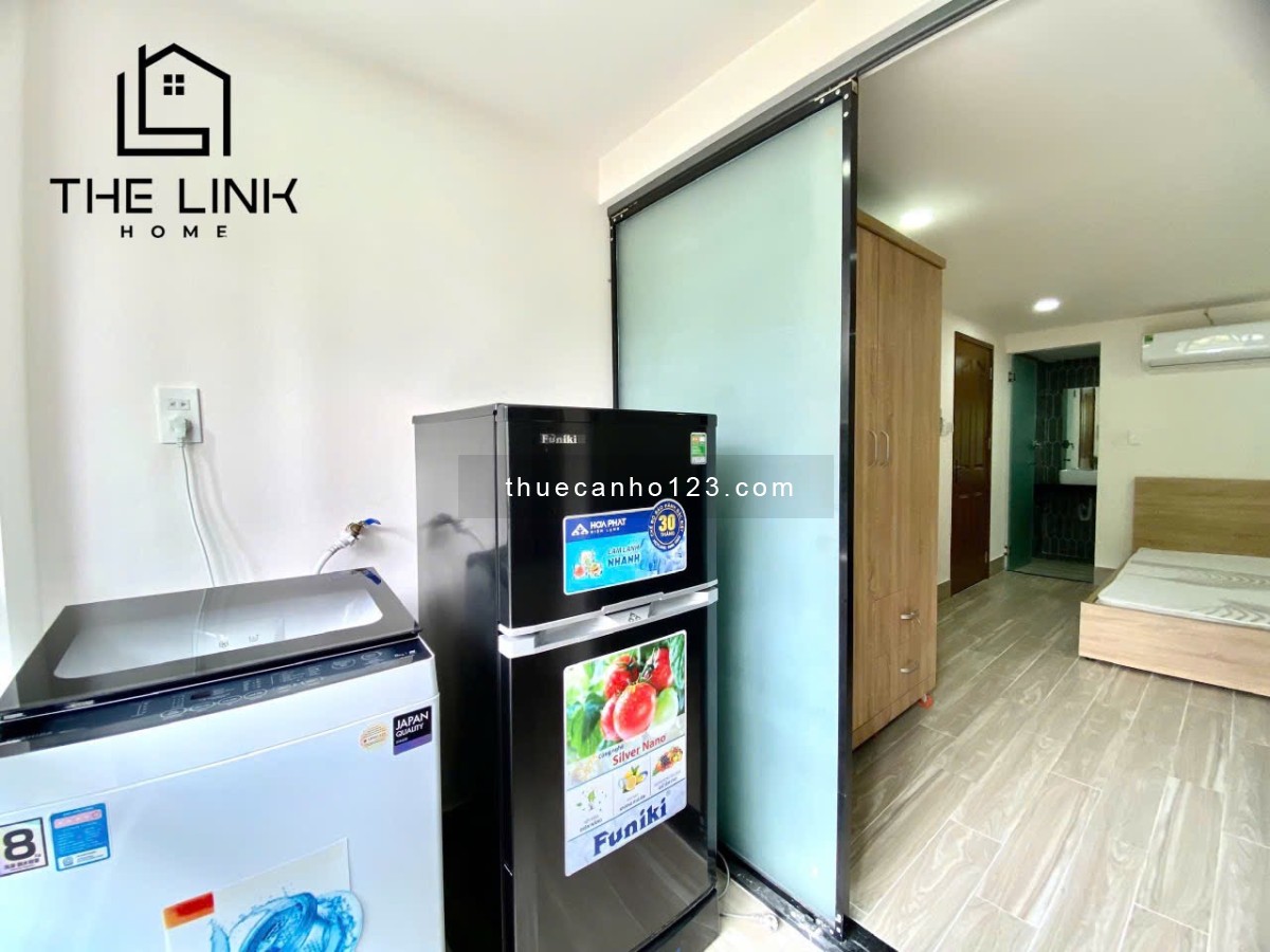 Cho thuê căn hộ 1PN tách bếp cửa sổ thoáng máy giặt riêng Ung Văn Khiêm gần Hàng Xanh tiện qua Q1,Q2 - Ảnh 5