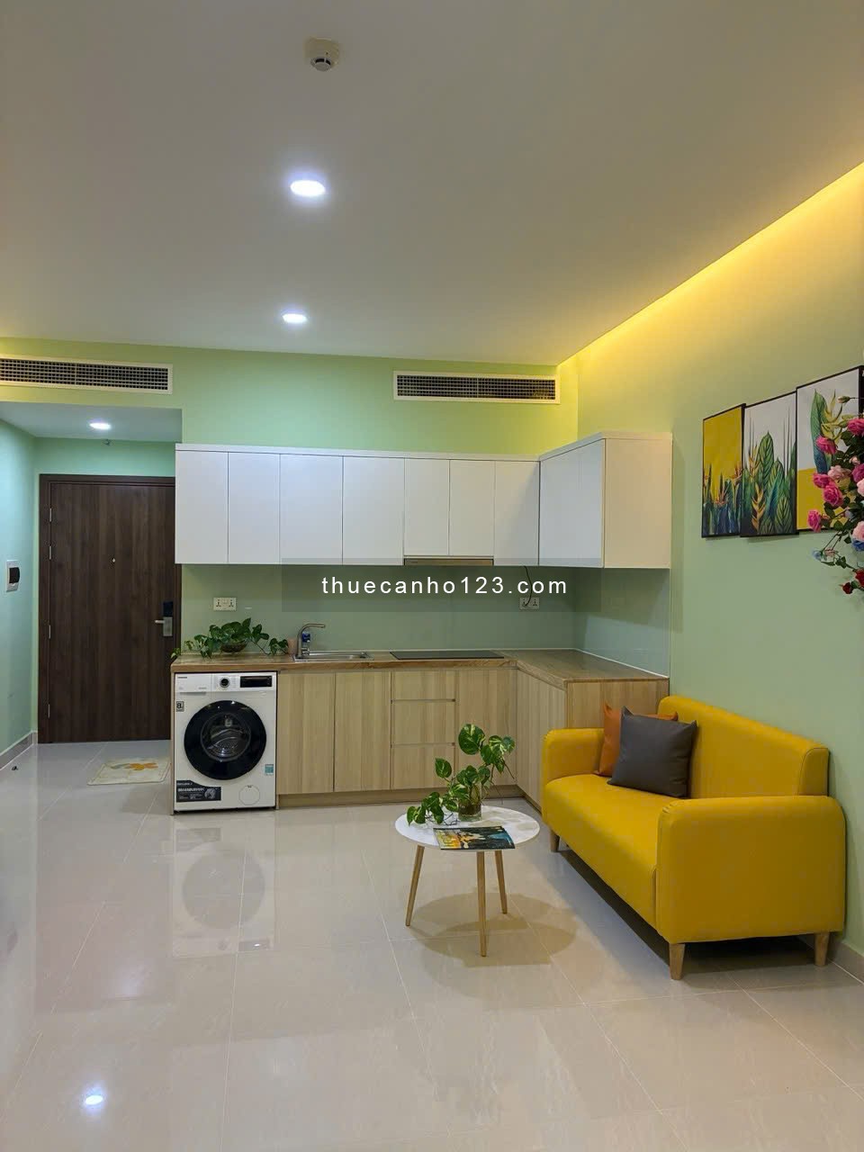 Cho Thuê Officetel Golden King Q7 | 35m² Hiện Đại - full nội thất – Giá Chỉ 11 Triệu.LH:0906611859 - Ảnh 1