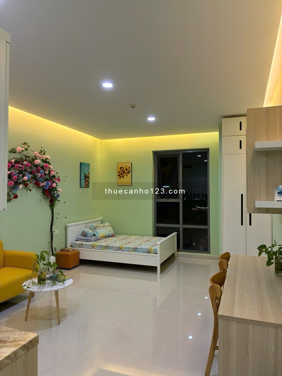 Cho Thuê Officetel Golden King Q7 | 35m² Hiện Đại - full nội thất – Giá Chỉ 11 Triệu.LH:0906611859 - Ảnh 2