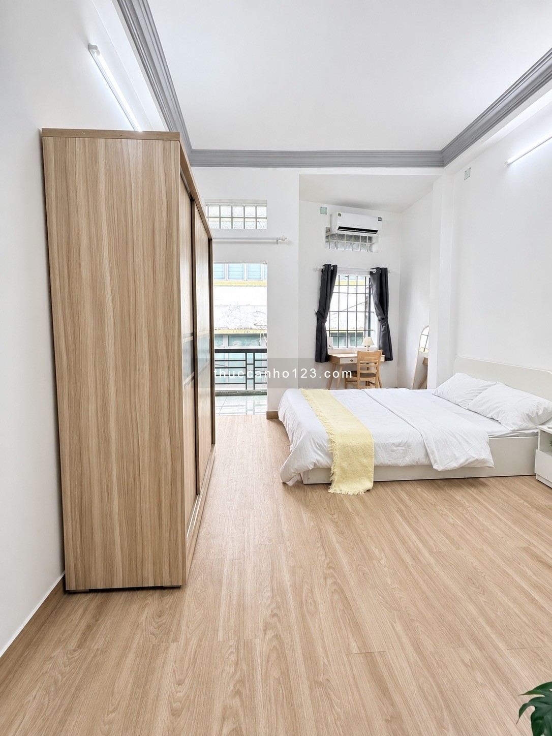 CHO THUÊ CĂN HỘ BAN CÔNG CỬA SỔ 38M² LÊ QUANG ĐỊNH, BÌNH THẠNH GẦN CHỢ BÀ CHIỂU, CẦU BÔNG, QUẬN 1 - Ảnh 1