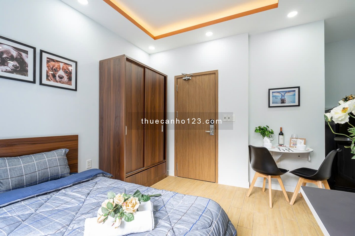 Cho thuê căn hộ mới cửa sổ thoáng bếp xa full nội thất Đinh Bộ Lĩnh gần Hàng Xanh tiện qua quận 1 - Ảnh 4
