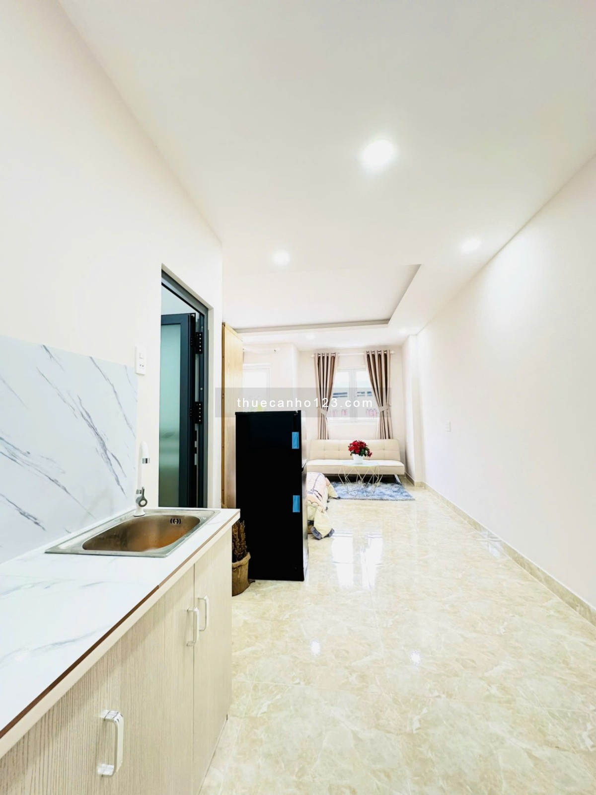 Cho thuê căn hộ ban công lớn, bếp riêng – 46m² – nơ trang long, bình thạnh gần chợ bà chiểu - Ảnh 9