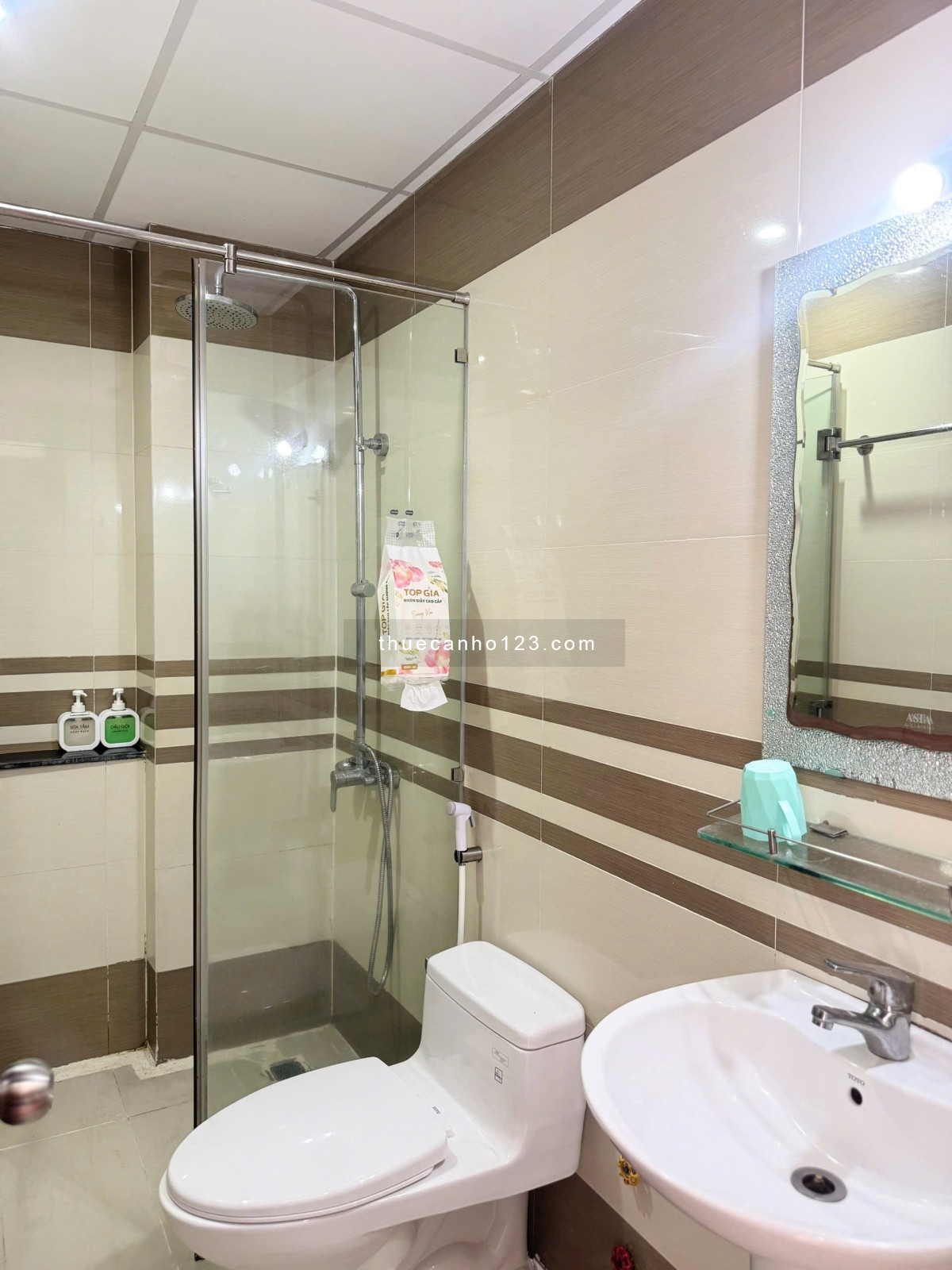 Cho thuê căn hộ có ban công vách ngăn nhà tắm 36m² bùi đình túy, bình thạnh gần chợ bà chiểu - Ảnh 8