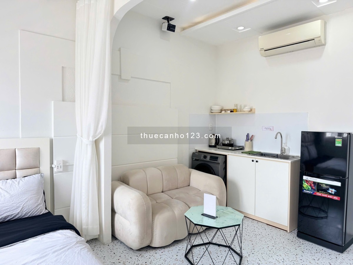 Cho thuê căn hộ có ban công vách ngăn nhà tắm 36m² bùi đình túy, bình thạnh gần chợ bà chiểu - Ảnh 3